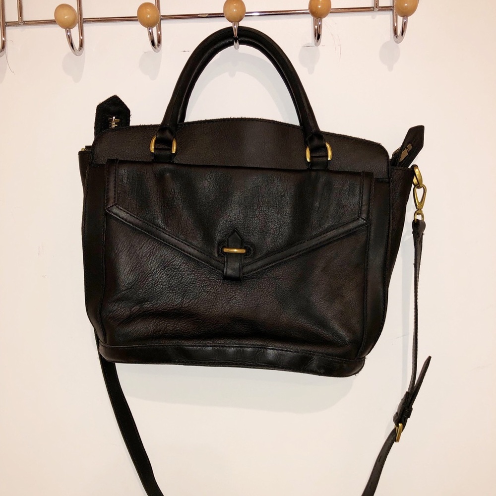 Madewell leather satchel